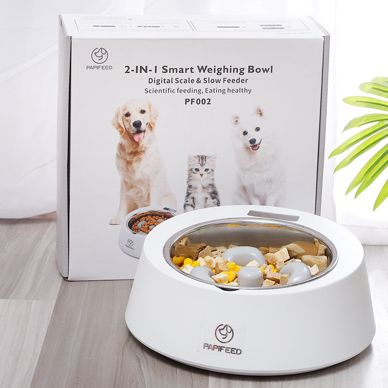 Smart Weighing Slow Feeder Pet Feeder