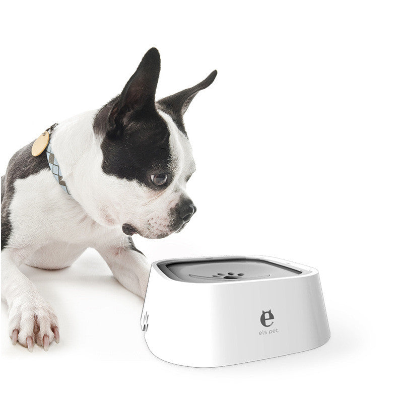 Anti-Overflow Slow Water Pet Feeder
