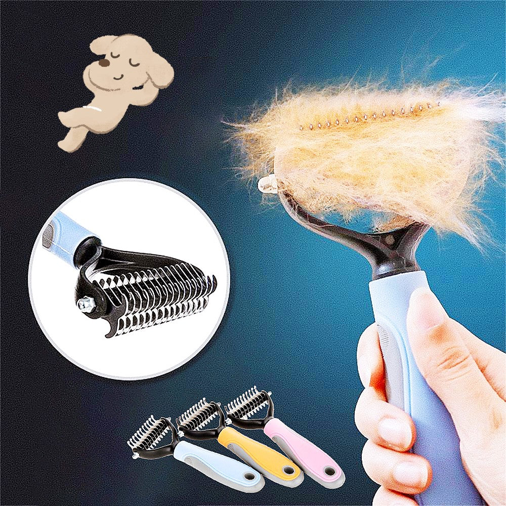 Double-Sided Pet Brush
