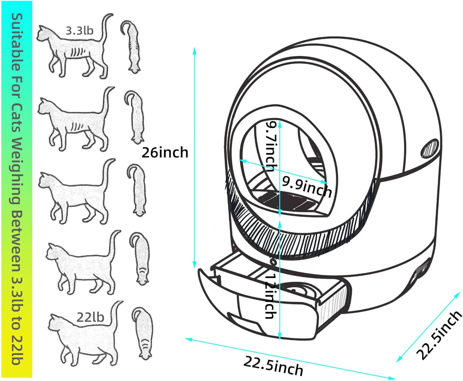 Automatic Cat Litter Box