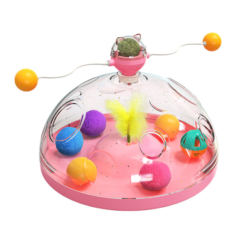 Interactive Cat Windmill Toy