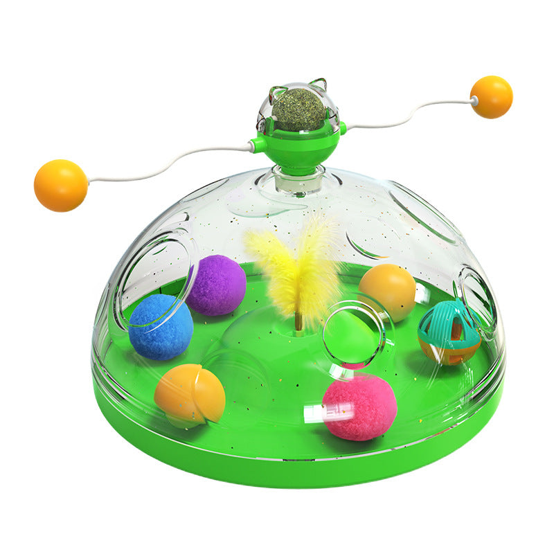 Interactive Cat Windmill Toy