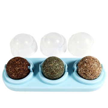3pcs Rotating Catnip Lick Ball