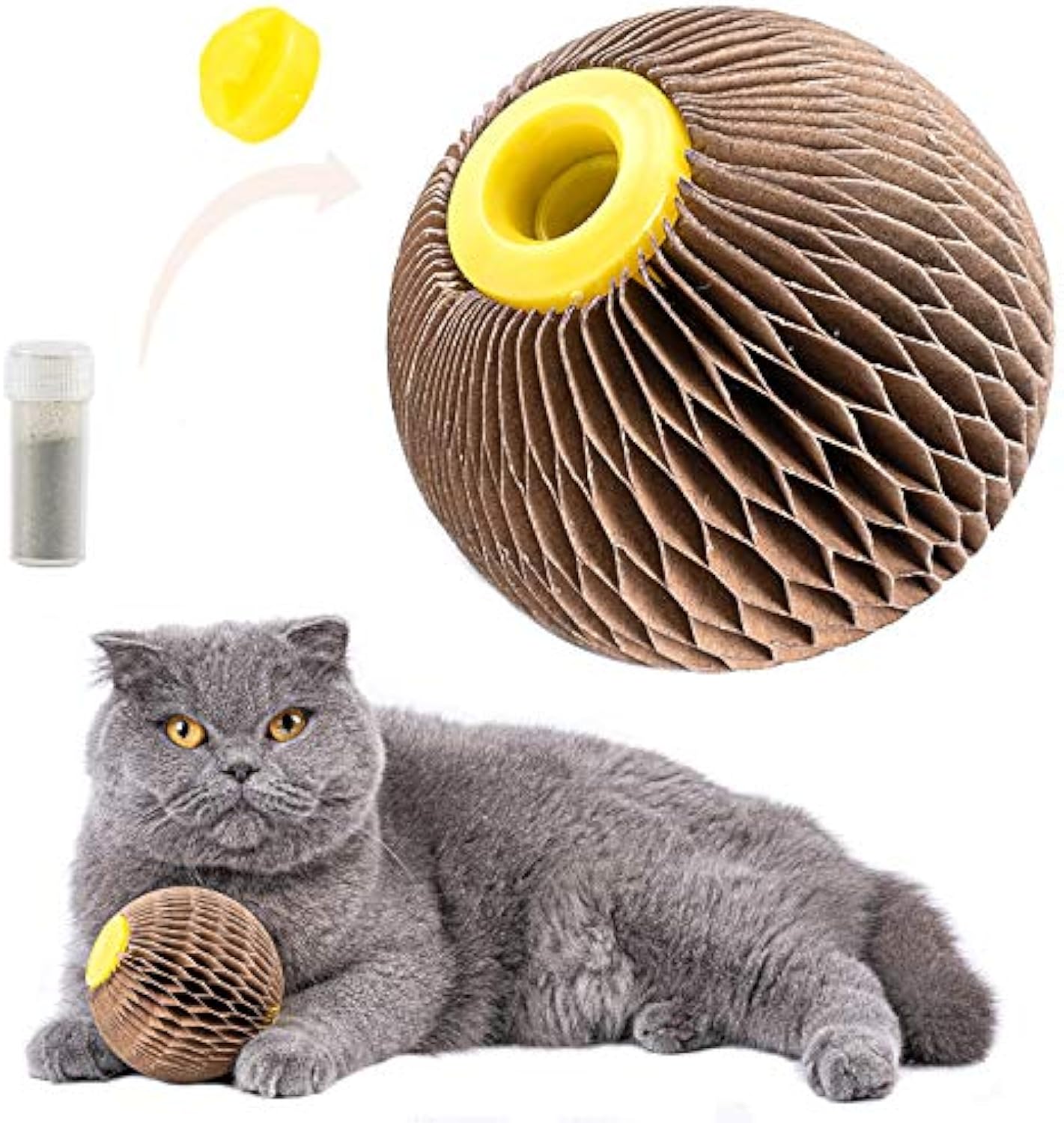 Catnip Refillable Toy Ball